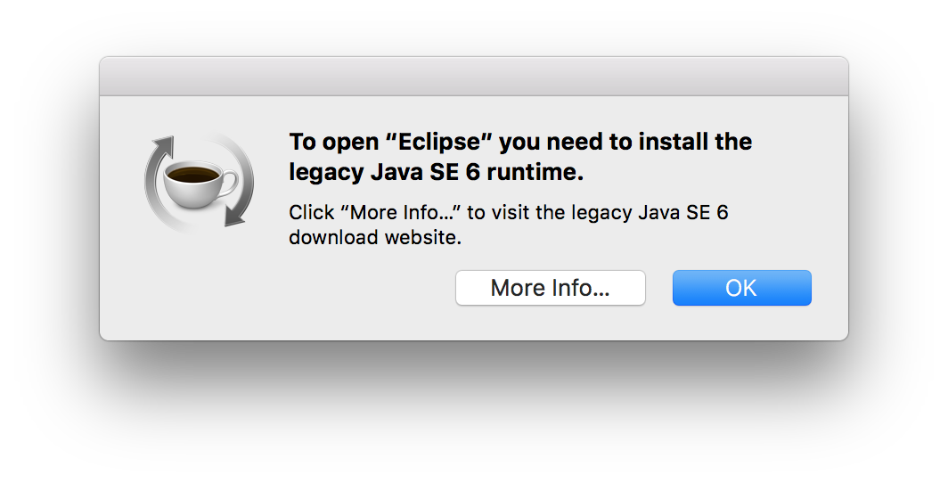 download java se 6 runtime for mac sierra